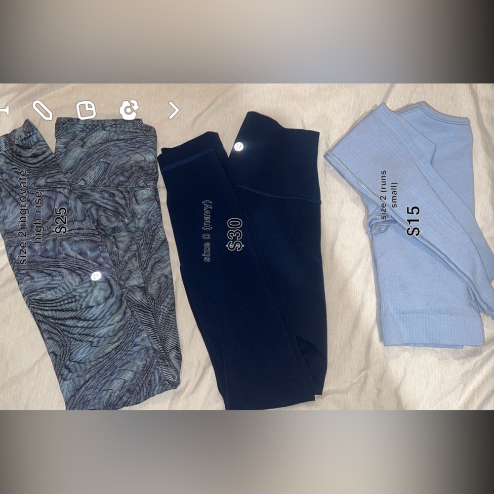 Lululemon lightly worn